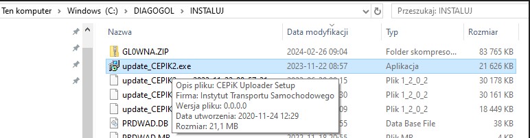 cepik uploader